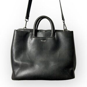 Matt & Nat Kintla Vegan Satchel Arbor  in Black